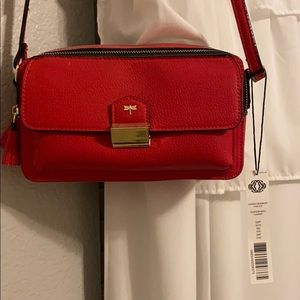 Kate Landry Red Charlie Crossbody Purse
